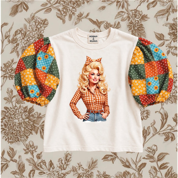 Dolly Patchwork Puff