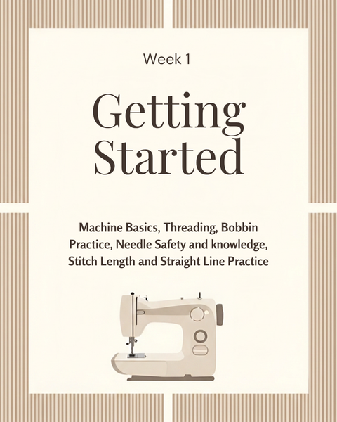 #2 Stiques Sewing School 6 Week Course - Fall