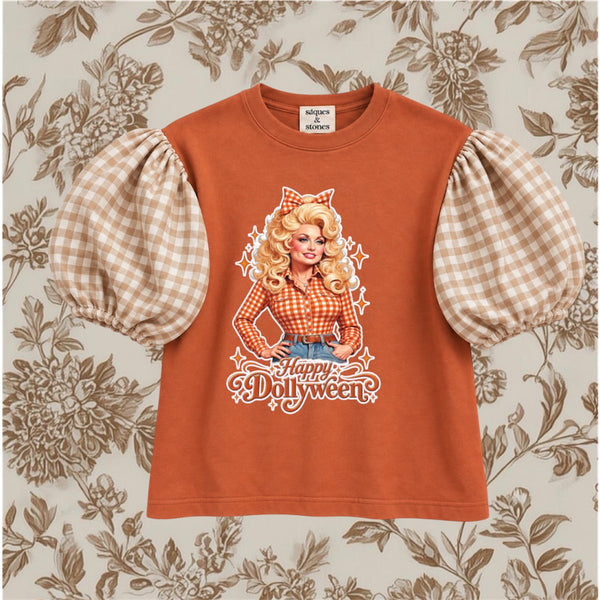 Happy Dolllyween Orange Puff