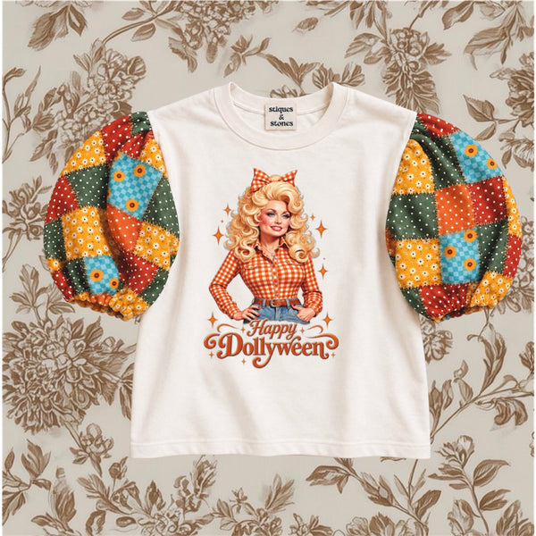 Happy Dollyween Patchwork Puff