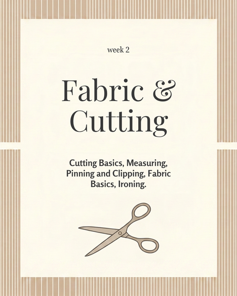 #2 Stiques Sewing School 6 Week Course - Fall