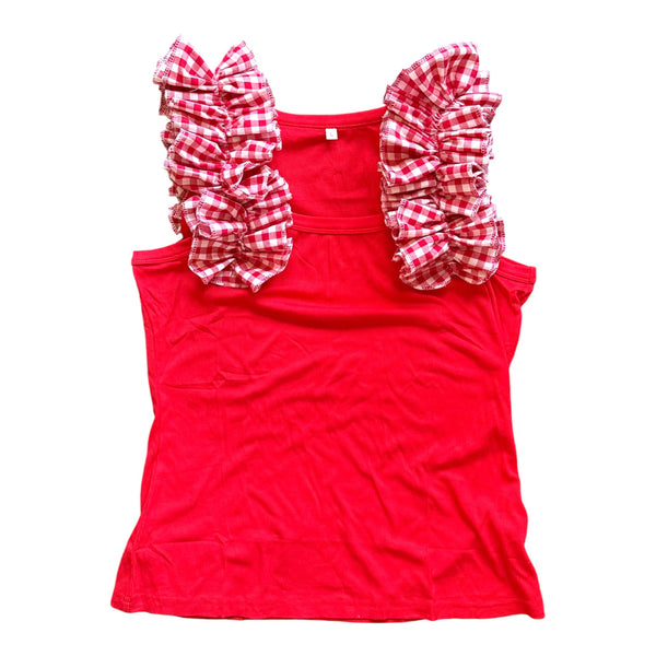 Gameday Ruffle Tank (also available for custom!)