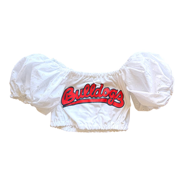 Fresno State WHITEOUT Puff (Comes in off Shoulder or T-Shirt Puff)