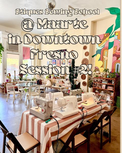 #2 Stiques Sewing School 6 Week Course - Fall