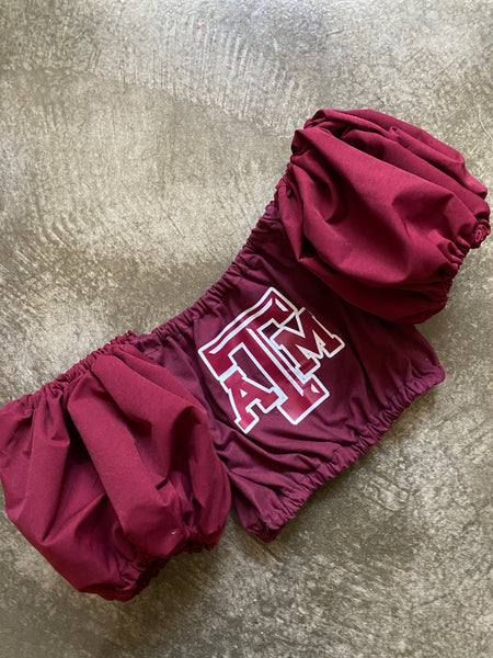 Texas A&M Monochrome Puff (Comes in off Shoulder or T-Shirt Puff)