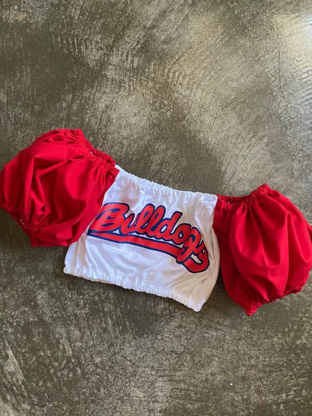 Bulldogs Colorblock Puff (Comes in off Shoulder or T-Shirt Puff)