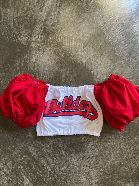 Bulldogs Colorblock Puff (Comes in off Shoulder or T-Shirt Puff)