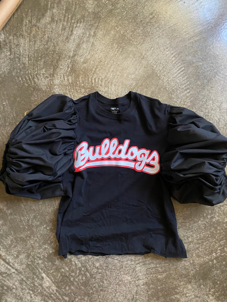 Bulldogs Colorblock Puff (Comes in off Shoulder or T-Shirt Puff)