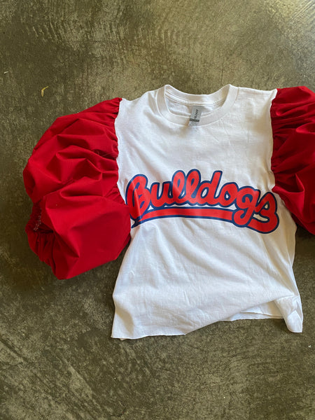 Bulldogs Colorblock Tshirt Puff