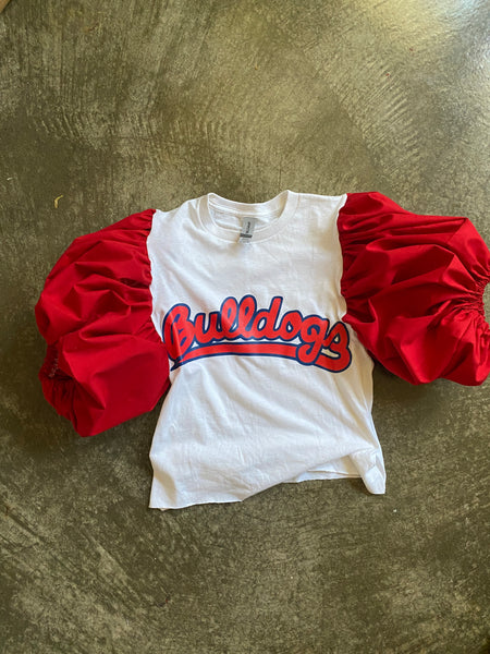 Bulldogs Colorblock Tshirt Puff
