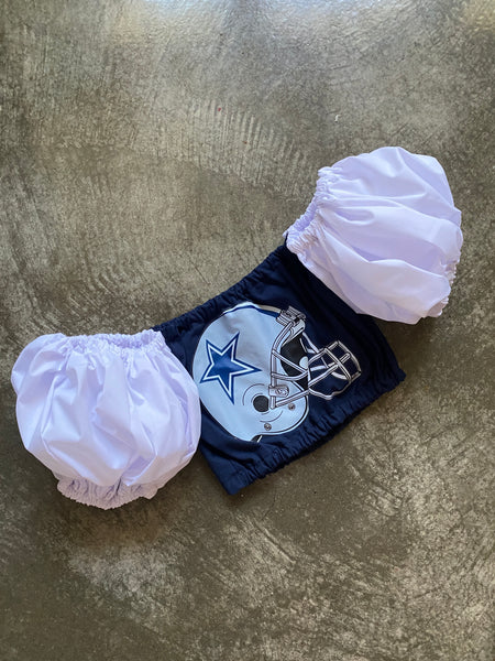 Dallas Color Block Puff (Choose between a T Shirt Puff or Off Shoulder)