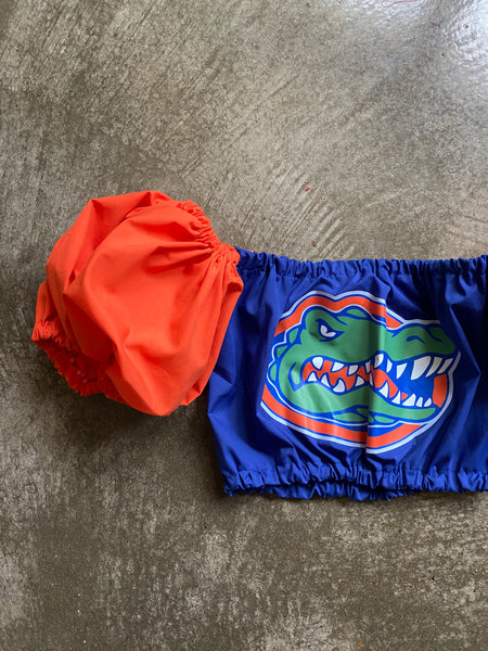 Gators Orange Colorblock Puff (Comes in off Shoulder or T-Shirt Puff)