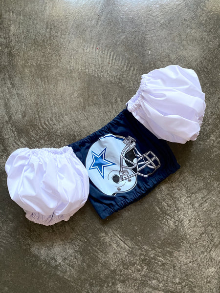 Dallas Color Block Puff (Choose between a T Shirt Puff or Off Shoulder)