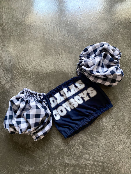 Dallas Large Gingham Puff (Choose between a T Shirt Puff or Off Shoulder)